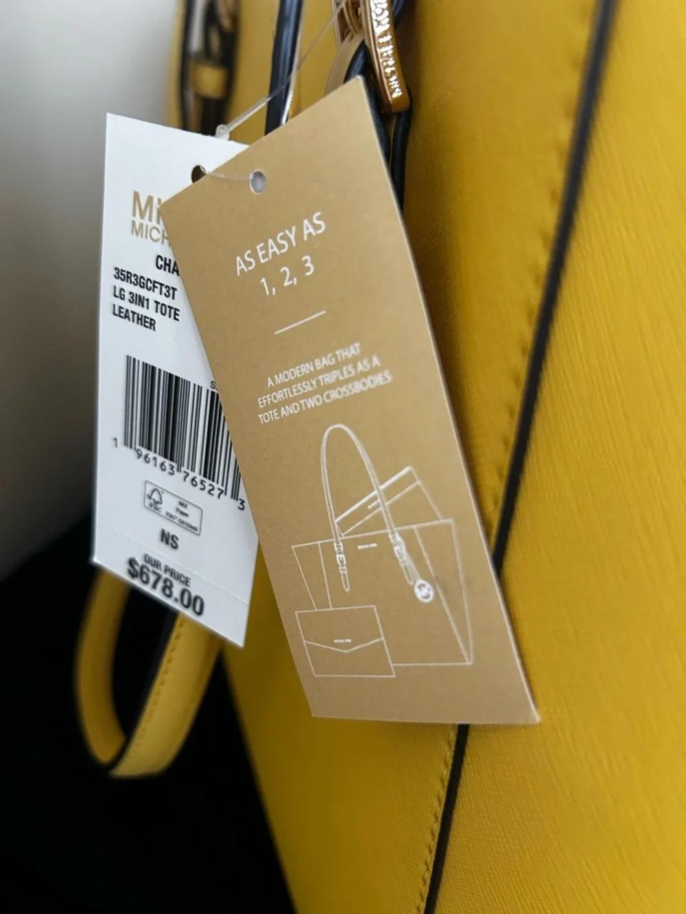 FOR UR SPRING/ SUMMER BAG COLLECTION: MK Daisy 3-Pcs Tote, Crossbody/Wristlet - Picture 13 of 15